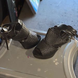 Bebe high heel leather